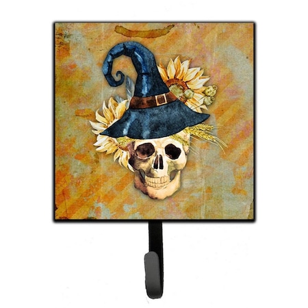 Jensendistributionservices Day of the Dead Witch Skull Leash or Key Holder MI1710796